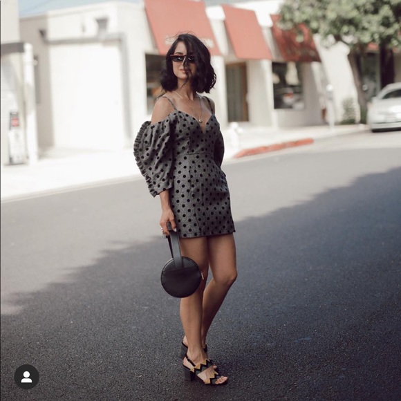 Delphine The Label Hear Me Howl Polka Dot Dress Size 2 - Picture 3 of 11